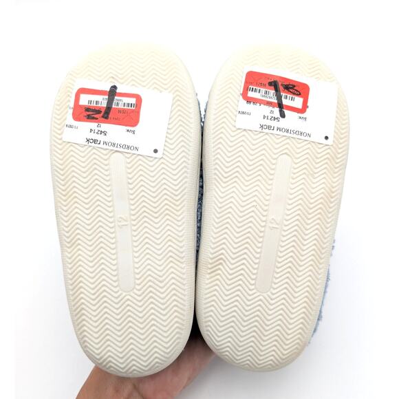 MIA Boot & Cowgirl Hat Western Fuzzy Rodeo Slippers Blue Size US12M EU30 - Picture 8 of 9